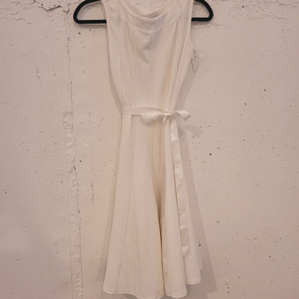 White Classy Dress
